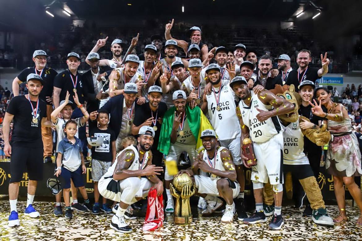 L'Asvel championne de France L'Asvel championne de France